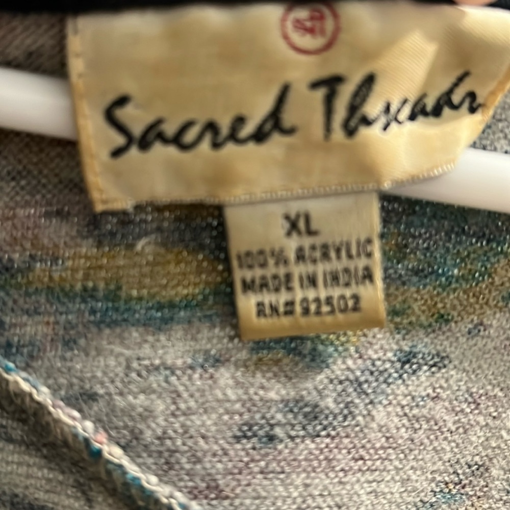 Sacred Threads Ruffled Tunic/ Sweater - Picture 5 of 6